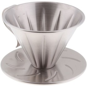 تصویر وی شصت فلزی 3 کاپ V60 Metal Coffee Dripper 3 Cup