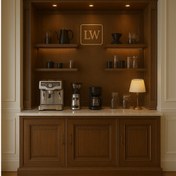 تصویر کافی بار طرح چوب 