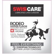 تصویر کاندوم رودئو 3عددی سوئیس کر ا Swisscare Rodeo 3Numbers Swisscare Rodeo 3Numbers