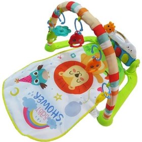 تصویر تشک بازی پیانویی baby toys 