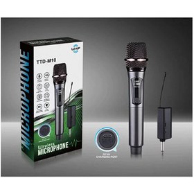 تصویر میکروفون بی‌سیم شارژی UHF TTD-m10 UHF TTD-m10 wireless microphone