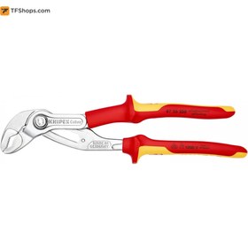 تصویر انبر کلاغی فشار قوی کنیپکس مدل 8726250 سایز 250 میلی متر Cobra VDE High-Tech Water Pump Pliers