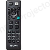 تصویر ریموت کنترل ویدئو پروژکتور ریکو کد ۱ – Ricoh projector remote control 