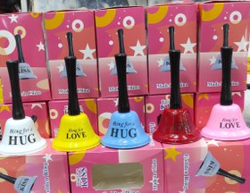 تصویر زنگ فراخوان دستی - سفید 