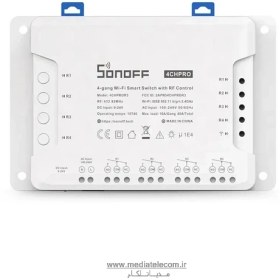 تصویر سویچ هوشمند 4 کانال سونوف مدل 4CH Sonov 4 channel smart switch model 4CH