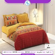 تصویر روتختی دو نفره ساتین پنبه پلاس کارینا مدل بوهو ملحفه 200 