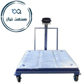 تصویر باسکول 2 تن چرخدار 