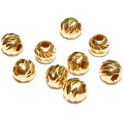 تصویر گوی البرنادو دو تراش طلا 18 عیار7عدد 