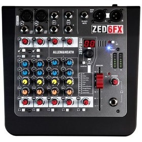 تصویر میکسر آنالوگ ALLEN & HEATH ZED-6FX 