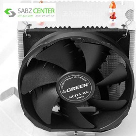 تصویر سیستم خنک کننده بادی گرین مدل NOTUS 100 - PWM Green NOTUS 100 - PWM Air Cooling System