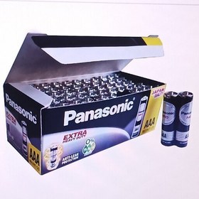 تصویر باتری نیم قلمی پاناسونیک مدل R03NT/2S بسته ۶۰ عددی 