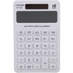 تصویر ماشين حساب سيتيزن متوسط ct-133 CITIZEN Calculator CT-133