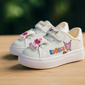 تصویر کتانی بچگانه چسبی 