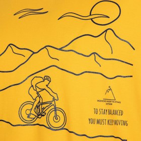 تصویر تی شرت آستین کوتاه دابلیو یو تی اس کو ا w.u.t.s.co | BICYCLE YELLOW w.u.t.s.co | BICYCLE YELLOW