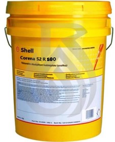 تصویر روغن کمپرسور هوا شل کورنا shell corena S2R100 سطل shell corena S2R100