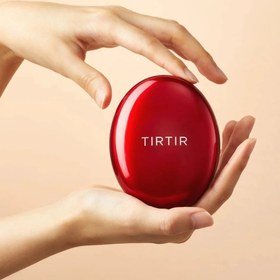 تصویر کوشن قرمز تیر تیر نیمه مات TIRTIR - 21N Ivory TIRTIR Mask Fit Cushion RED