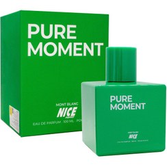 تصویر ادکلن مردانه یونیک مدل Pure Moment حجم 100 میل نایس Nice unique men's cologne, Pure Moment model, volume 100 ml