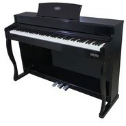 تصویر پیانو NDP 195 جدید LACKER BRIGHT PIANO DIGITAL PIANO+مدفوع+هدست+هدیه بار Neiro 