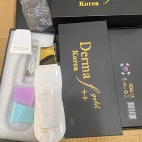 تصویر اتو صورت درما اف مدل دبل پلاس با تیغه طلایی 