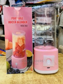 تصویر شیکر شارژی گنجایش MULTI-FUNCTION0.3 تک فنجان مخلوط کن خردکن شارژی portable juicer A-803 310ML