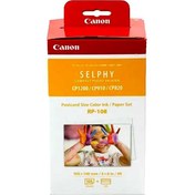 تصویر کاغذ پرینتر کانن Canon RP-108 for SELPHY CP910 Printer 