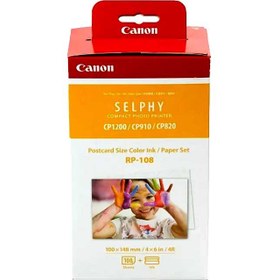 تصویر کاغذ پرینتر کانن Canon RP-108 for SELPHY CP910 Printer 