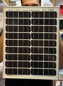 تصویر پنل خورشیدی 20 وات مونوکریستال برند RestarSolar 