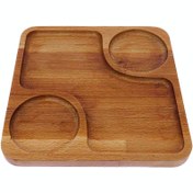 تصویر تخته سرو قهوه خوری دو نفره مربع 24*24 