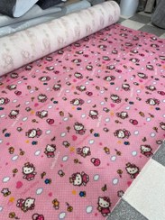 تصویر موکت نمدی عروسکی طرح کیتی 