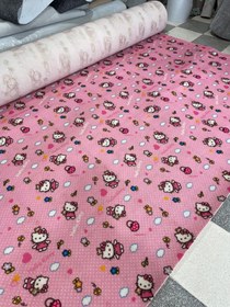 تصویر موکت نمدی عروسکی طرح کیتی 