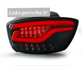 تصویر چراغ عقب اسپرت تیبا2 مدل کدنزا قرمز دودی(همراه با چسب آب بندی) SportTiba 2 Taillight Kadenza Model