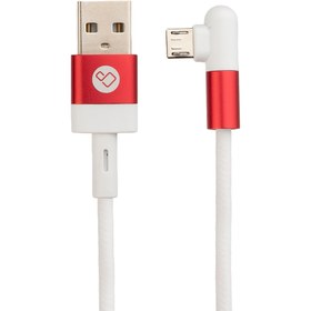 تصویر کابل تبدیل USB به microUSB پرووان مدل PCC405M طول 1 متر سفید کابل تبدیل