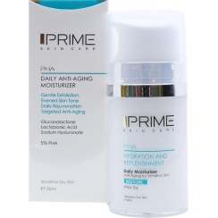 تصویر کرم بازسازی کننده و آبرسان پریم PHA 5% حجم ۵۰ میلی لیتر 