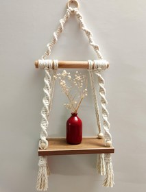 تصویر شلف مکرومه 