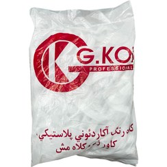 تصویر کلاه رنگ آکاردئونی پلاستیکی جی کات G.KOT بسته 100 عددی 