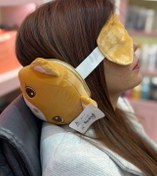 تصویر بالش گردنی و چشم بند 