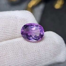 تصویر نگین سنگ آمیتیست معدنی کد 36486 