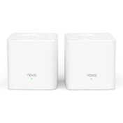 تصویر روتر اکسس پوینت بی‌سیم گیگابیت و دوباند AC1200 تندا مدل Nova MW3 پک 2 عددی Tenda Nova MW3 AC1200 2-Pack Dual Band Gigabit WiFi