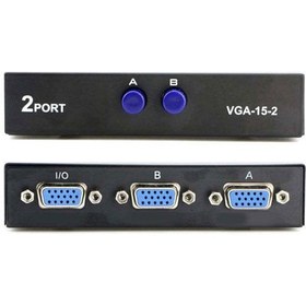 تصویر سوییچ 2 به 1 VGA (وارداتی) ا switcher 2 to 1 vga switcher 2 to 1 vga