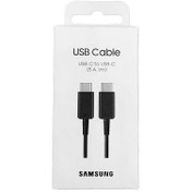 تصویر کابل فست دو سر تایپ سی سامسونگ ۱ متری 3 آمپر اصل Samsung Fast Double-ended Type C Cable 1M 3A