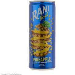 تصویر نوشیدنی رانی آناناس با تکه‌ های میوه حجم 240 میلی لیتری Pineapple rani drink with fruit pieces, 240 ml