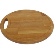 تصویر تخته پیتزا گرد دسته سر خود قطر 30 