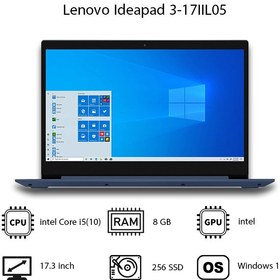 تصویر لپ تاپ Lenovo Ideapad 3-17IIL05 