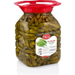 تصویر ترشی بامیه درجه یک پت 10 کیلوگرمی 