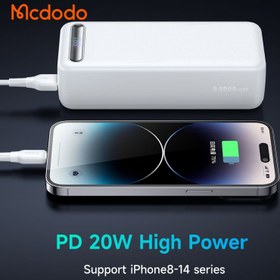 تصویر پاور بانک 30000 فست شارژ 22.5W مارک مدل Mcdodo MC-391 Mcdodo MC-391 Star series 22.5W PD+QC Power Bank 30000mAh with Digital Display