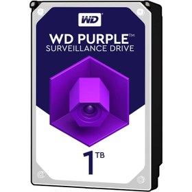 تصویر حافظه اچ دی دی اینترنال وسترن دیجیتال مدل بنفش ظرفیت 1 ترابایت گارانتی شرکتی Western Digital Purple 1TB Internal HDD