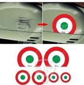 تصویر محافظ باک و برچسب موتور سیکلت ردلاین مدل PIAGGIO VESPA 