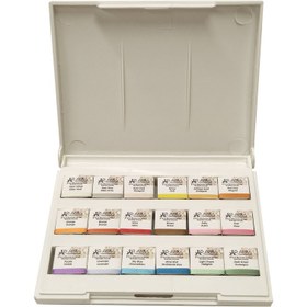 تصویر آبرنگ افرا 18 رنگ مدل متالیک کد Met18 