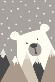 تصویر فرش کودک عروسکی طرح خرس- کد 6013 