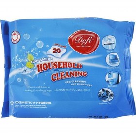 تصویر دستمال مرطوب پاک کننده لوازم منزل دافی ا Household Cleaning Wet Wipes Household Cleaning Wet Wipes
